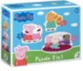 Puzzle. Peppa Pig 3in1 - tantis.pl