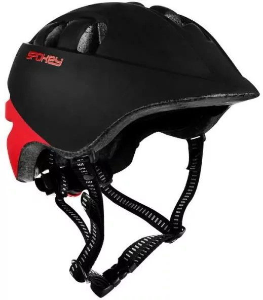 Kask rowerowy Cherub S/48-52cm czarno-czerwony - tantis.pl