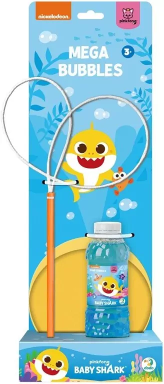 Mega zestaw do baniek mydlanych - Baby Shark - tantis.pl
