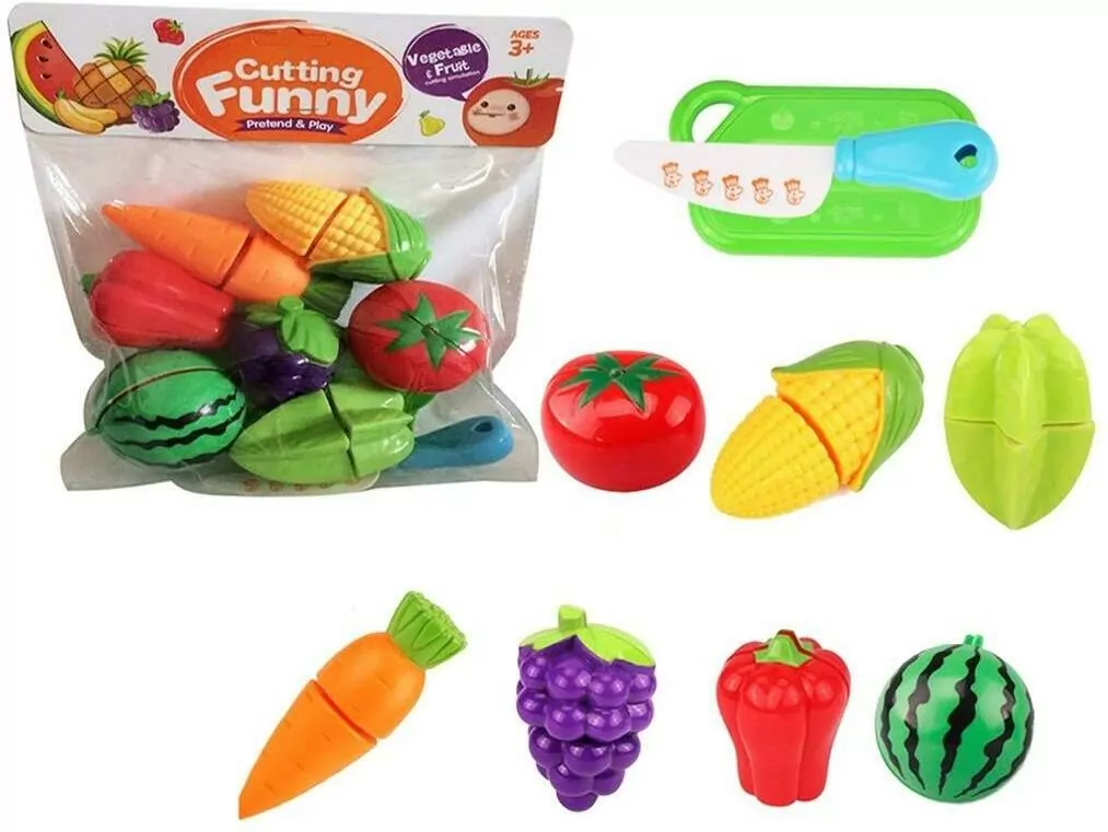 Owoce i warzywa plastikowe do krojenia - tantis.pl