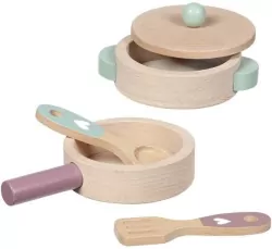 Zestaw kuchenny drewniany Kitchen love