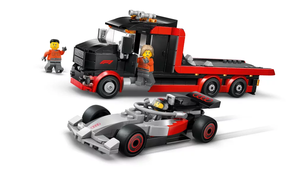 LEGO® Ciężarówka F1® z bolidem Audi F1® 60493 - tantis.pl