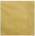 Serwetki trójwarstwowe Złote 33x33cm, 20 sztuk - tantis.pl