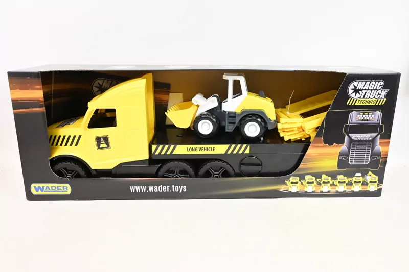 Magic Truck Technic Laweta ze spychaczem - tantis.pl