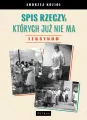 Spis rzeczy, których już nie ma - tantis.pl