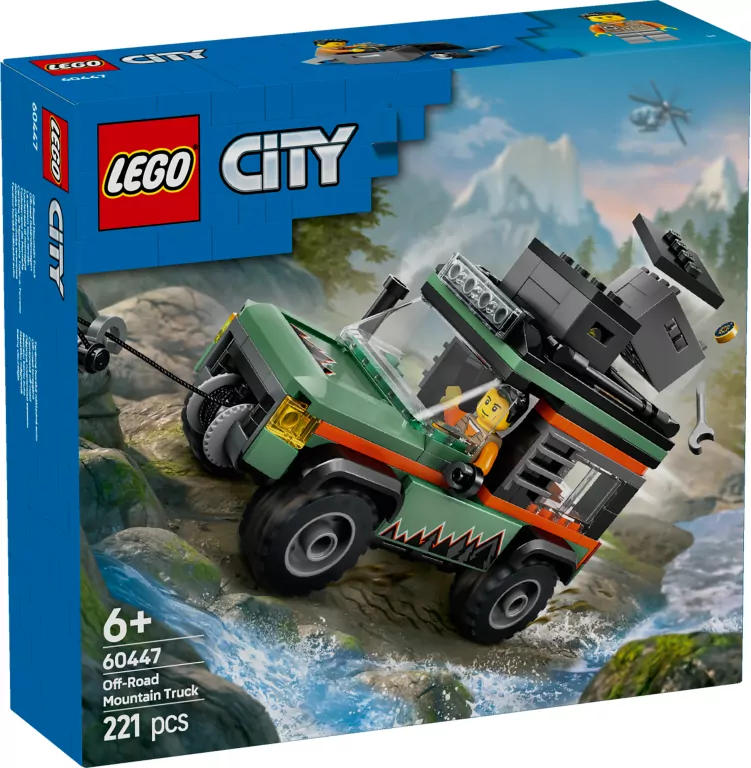 LEGO® City. Górska ciężarówka terenowa 4x4 60447 - tantis.pl