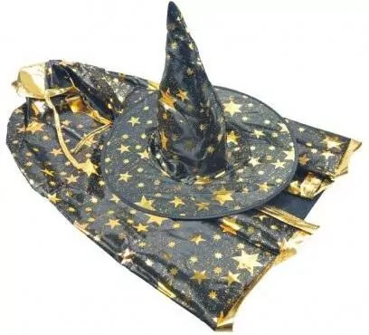 Płaszcz i kapelusz czarownicy - tantis.pl