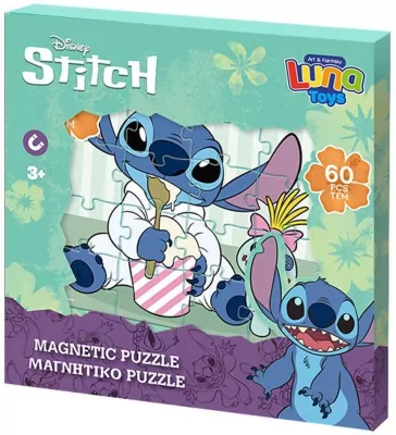 Puzzle magnetyczne Lilo&Stitch 60el
