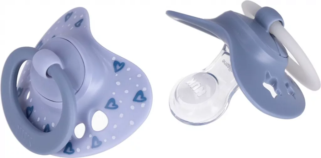 NUK. First Choice. Smoczek. 2 sztuki. 6-18 miesięcy. Niebieski - tantis.pl