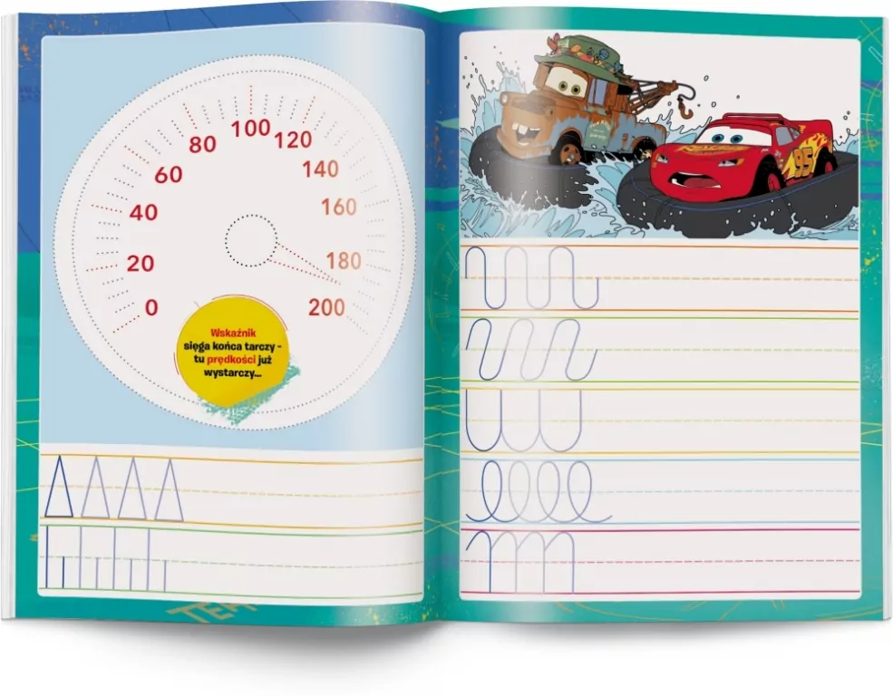 Disney. Auta. Rysujemy Szlaczki - tantis.pl