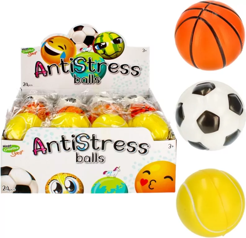 Piłka antystresowa. Sport 7cm - tantis.pl