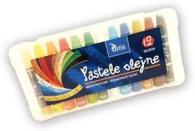 Pastele olejne heksagonalne 12 kolorów KT020-AB - tantis.pl