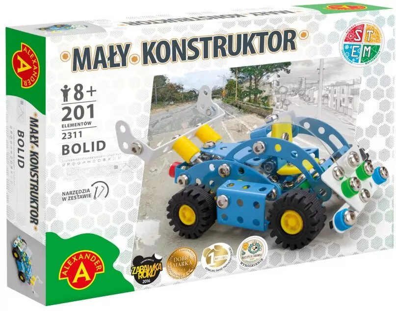 Mały Konstruktor. Bolid - tantis.pl