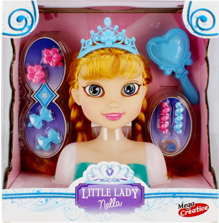 Głowa do stylizacji Nella księżniczka - tantis.pl