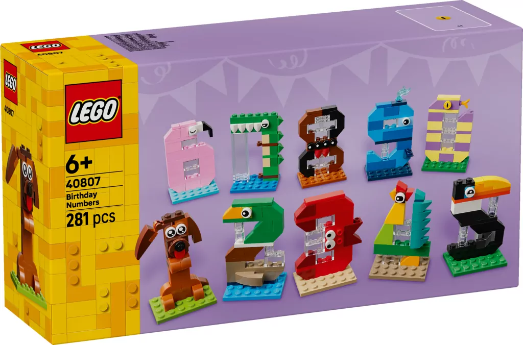 LEGO® Urodzinowe cyferki 40807 - tantis.pl