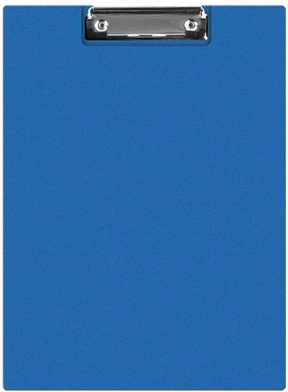 Clipboard A4 PCV z klipsem, niebieski - tantis.pl