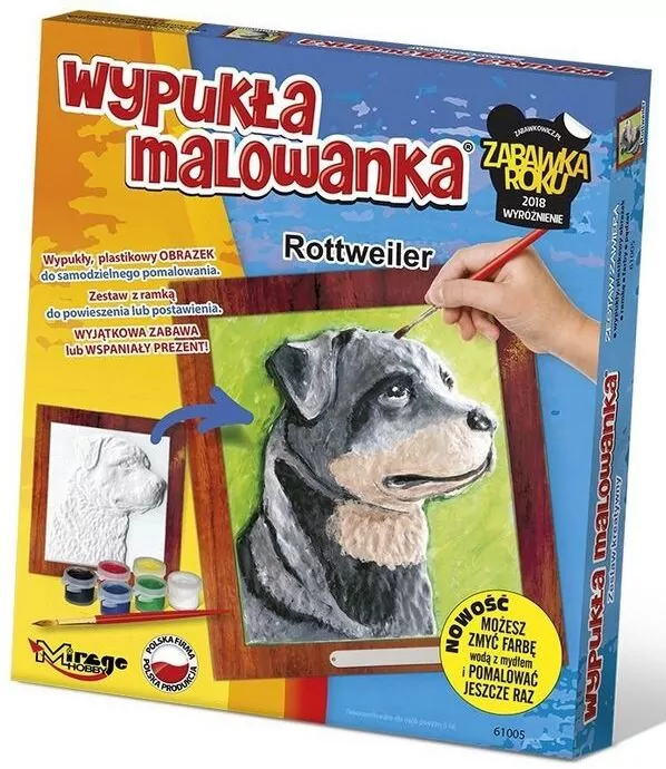 Zestaw Kreatywny do malowania. Rottweiler - tantis.pl