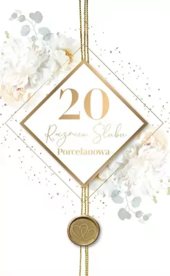 Karnet: 20 Rocznica Ślubu
