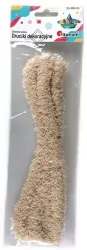 Drucik pluszowy 1,5x100cm kawa z mlekiem