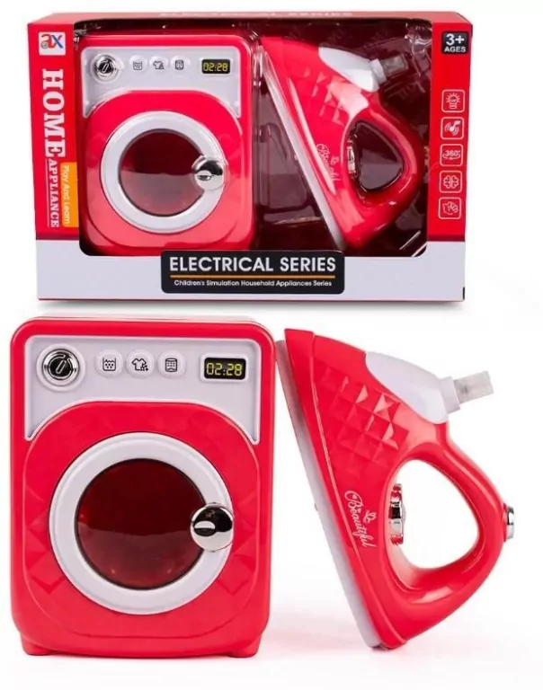 Pralka z żelazkiem z dźwiękiem i światłem - tantis.pl