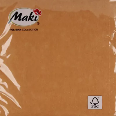 SERWETKA PAP 3W 330X330 MUSZTARD PM OP