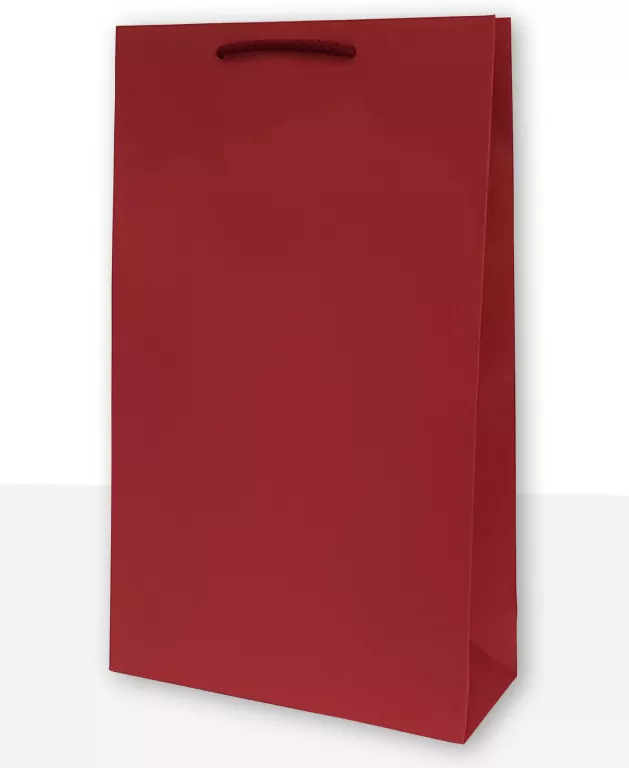 Torebki prezentowe jednobarwna T4 bordowa 10 sztuk - tantis.pl