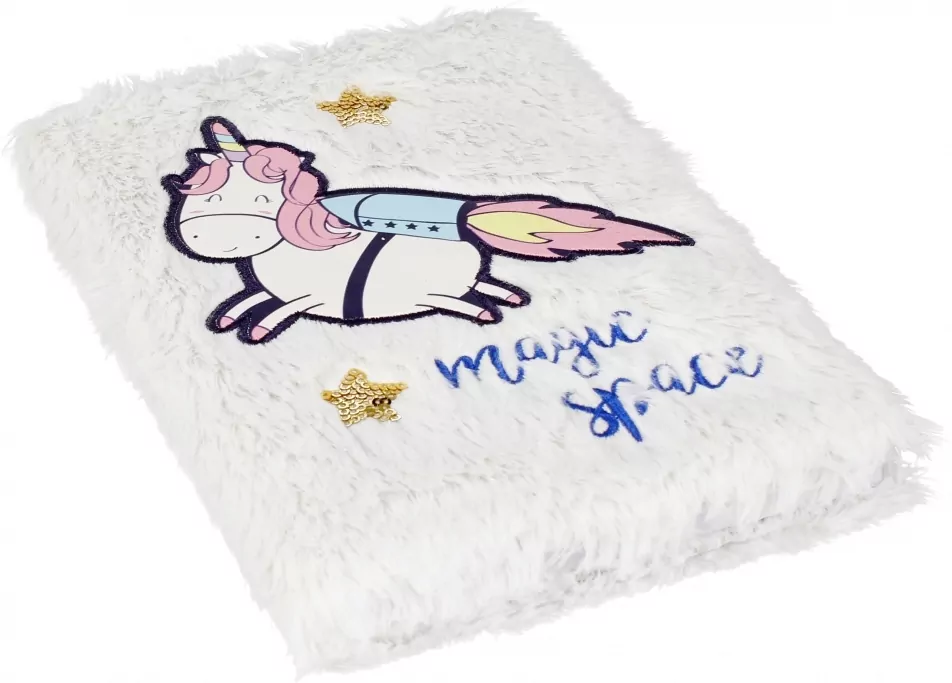 Notes pluszowy A5 Unicorn Space - tantis.pl