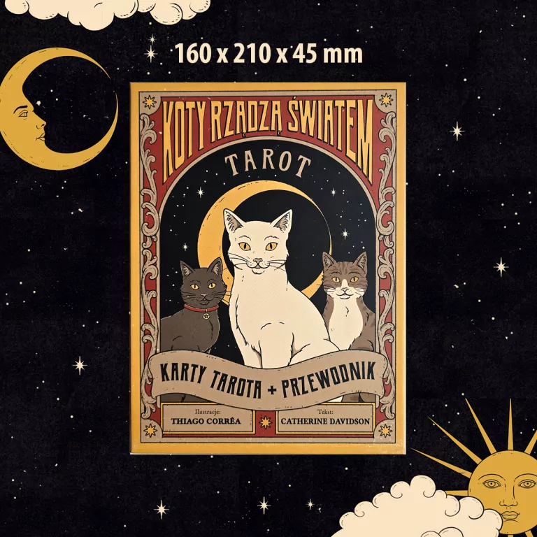 Tarot: Koty rządzą światem. Karty + przewodnik - tantis.pl