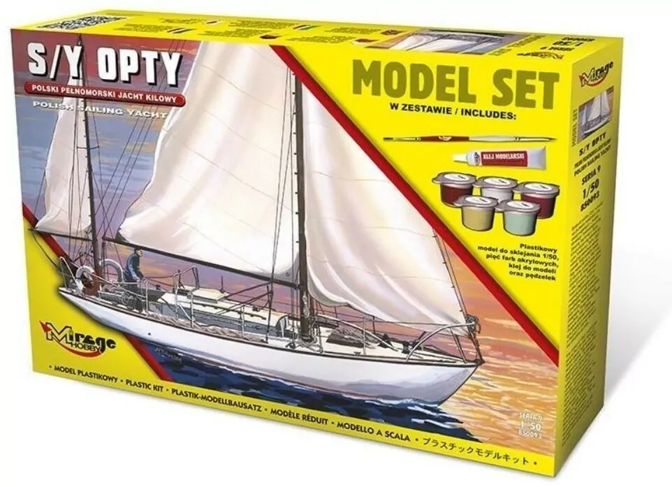 Model do sklejania. Jacht S/Y OPTY ser. 09 - tantis.pl