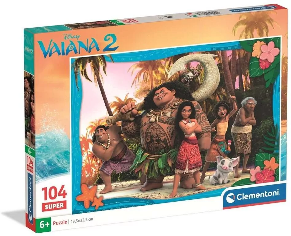 Puzzle 104. Super Kolor. Vaiana 2. 25787 - tantis.pl