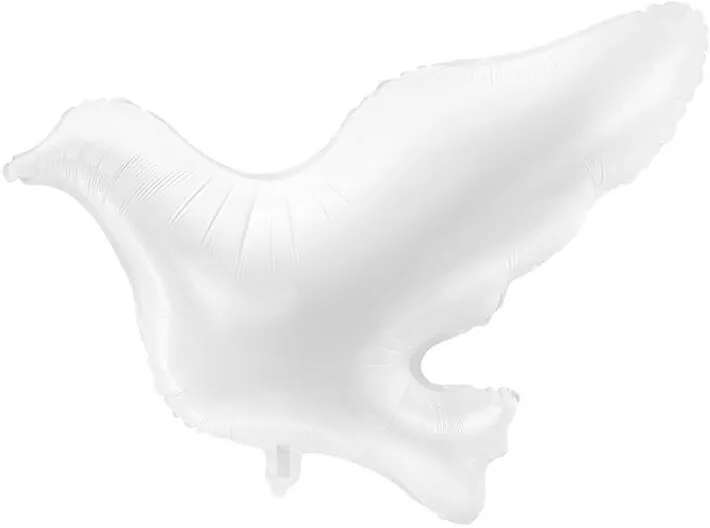 Balon foliowy Gołąb biały 77x66cm - tantis.pl