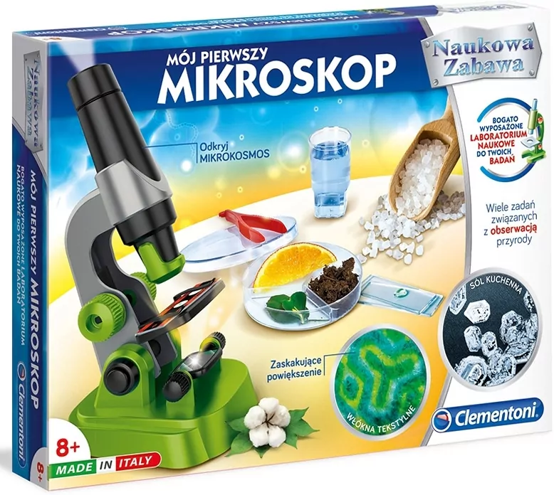 Mój pierwszy mikroskop. Naukowa zabawa. 50071 - tantis.pl