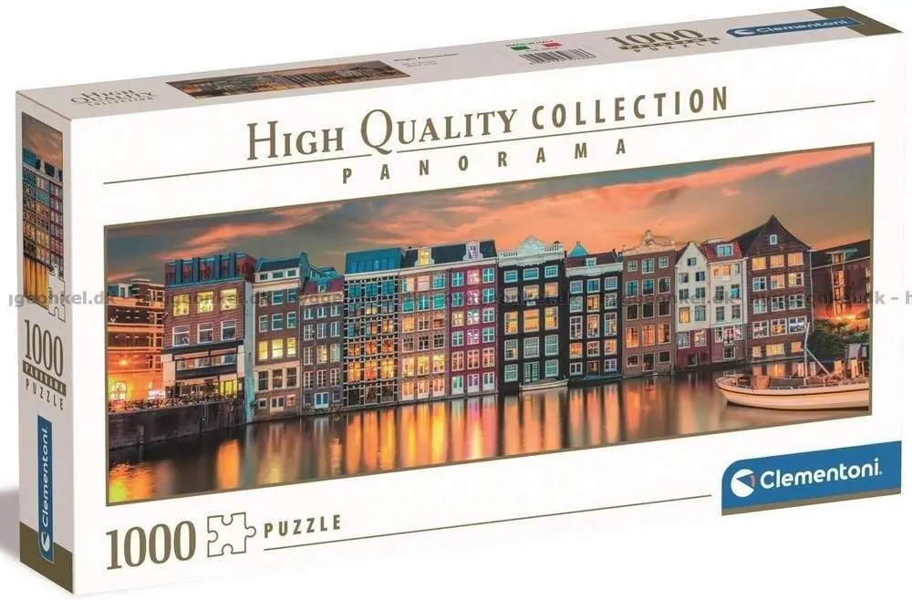 Puzzle 1000 Panorama HQ Bright Amsterdam - tantis.pl