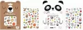 Naklejki puffy Bebe Friends 50szt - tantis.pl
