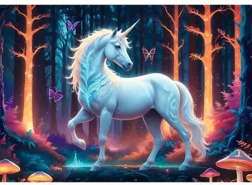 Puzzle 1000 Mistyczny jednorożec TREFL - tantis.pl