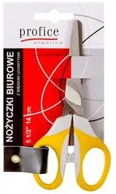 Nożyczki 14cm z miękkimi rączkami. Profice ergoline