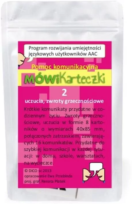 MÓWiKarteczki 2 - uczucia, zwroty grzecznościowe - tantis.pl