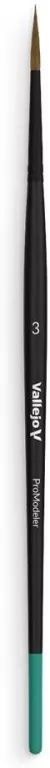 Vallejo: B01003 - Pro Modeler - Round Brush - Natural 3 - tantis.pl