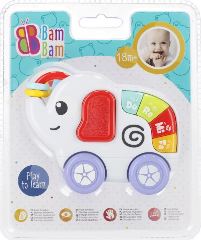 Słonik muzyczny BAM BAM - tantis.pl