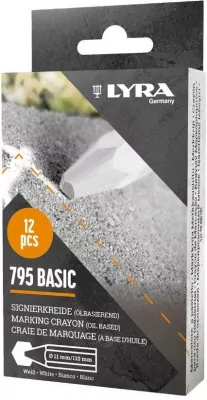 Kredka lubryka woskowa Economy 795 biała