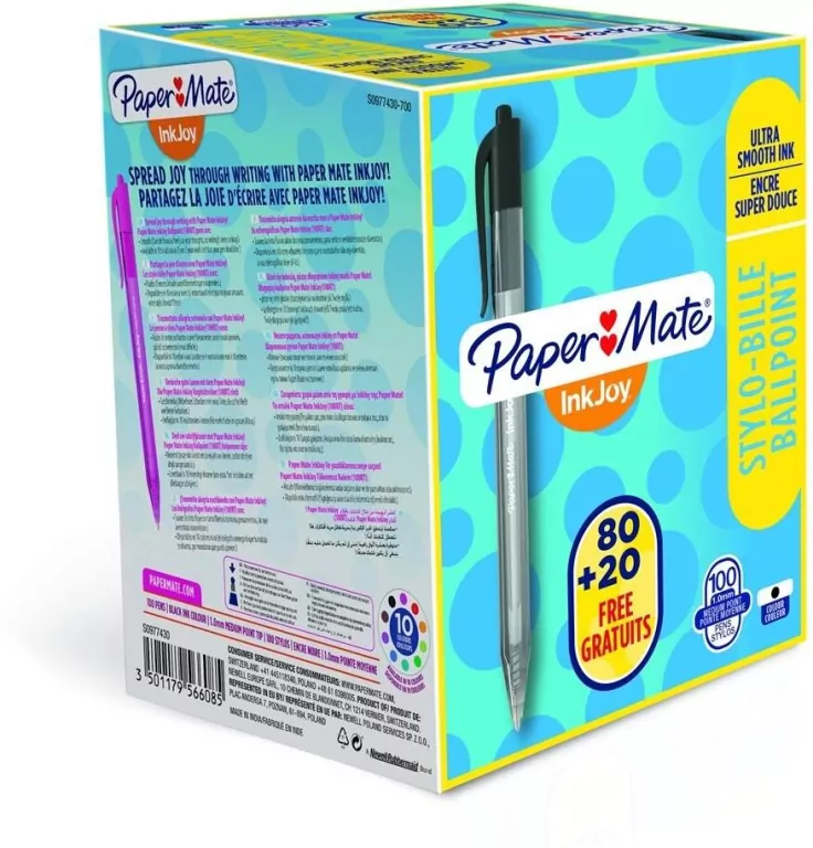 Długopis automatyczny InkJoy czarny - tantis.pl