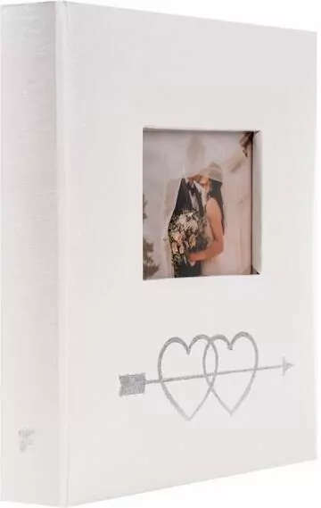 Fotoalbum kieszeniowy szyty Hearts 1 - tantis.pl