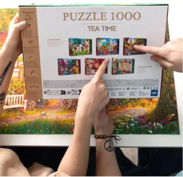 Puzzle 1000 Targ kwiatowy, Paryż TREFL - tantis.pl