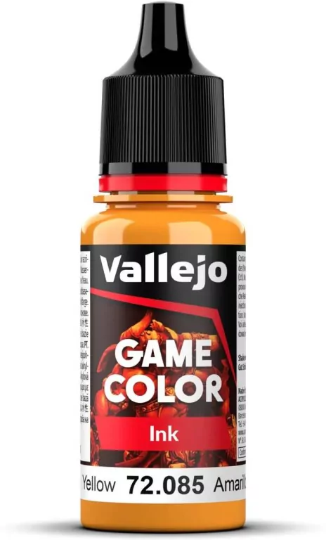 Vallejo: 72.085 - Game Color - Ink - Yellow (18 ml) - tantis.pl