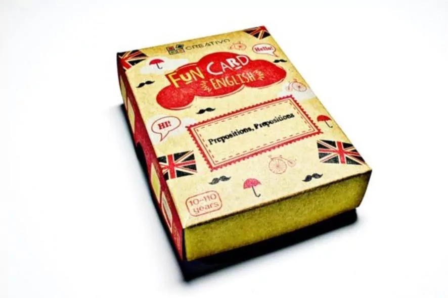 Fun Card English Presposition,Preposition - tantis.pl