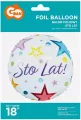 Balon foliowy Sto Lat 46cm - tantis.pl