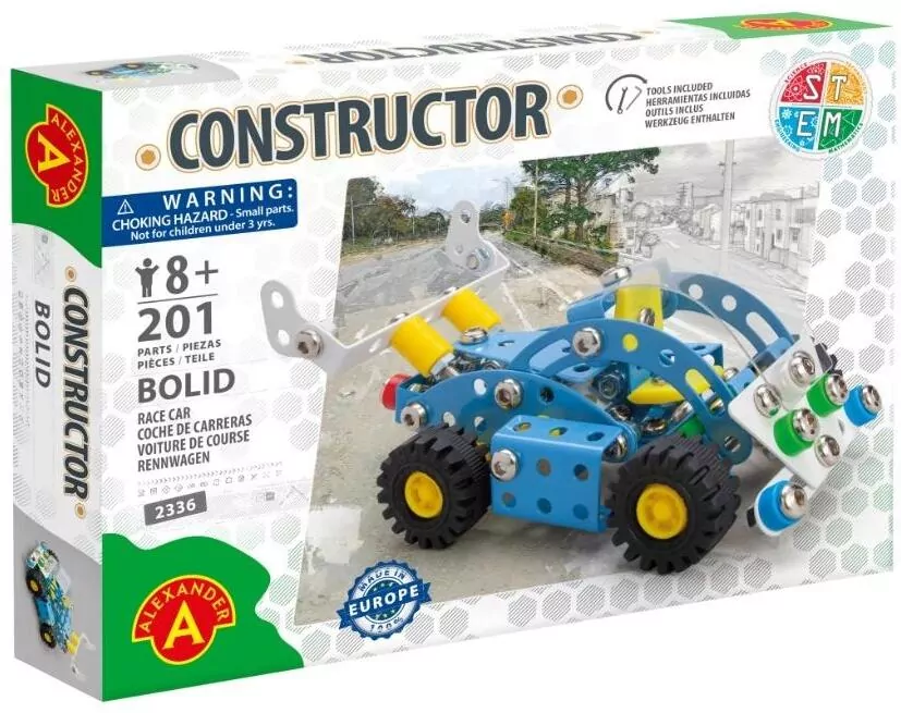 Mały konstruktor - Bolid ALEX - tantis.pl