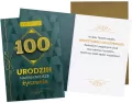 Karnet B6 Urodziny 100 męskie - tantis.pl