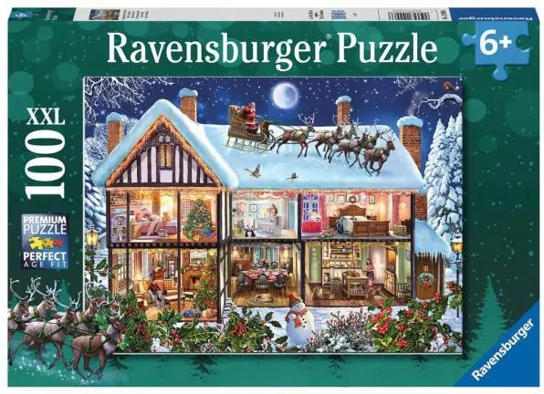 Ravensburger. Puzzle XXL 100. W święta - tantis.pl