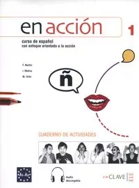 En accion 1. A1-A2. Cuaderno de actividades + CD. Język hiszpański - tantis.pl